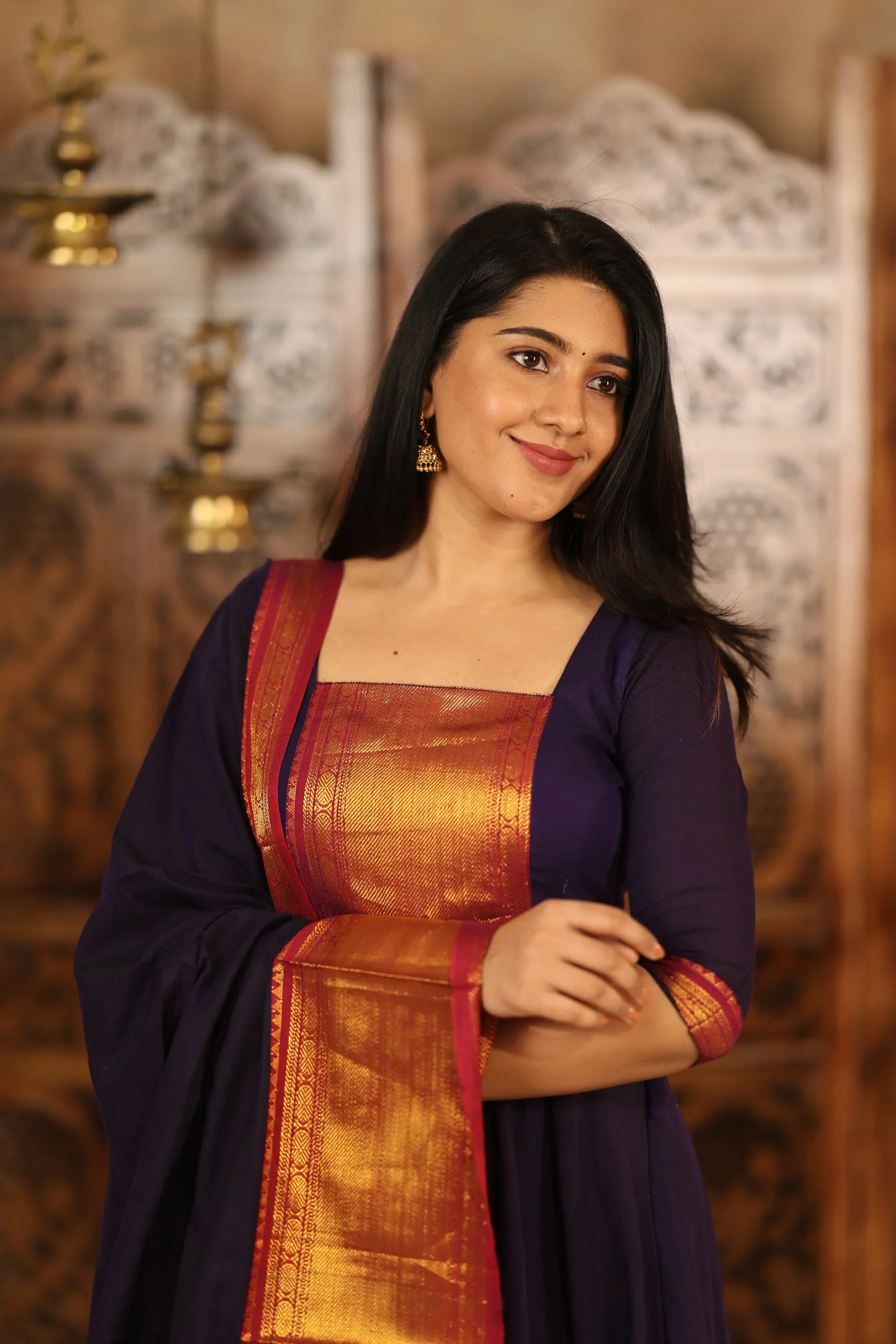 Shrungar series Pure Cotton Anarkali